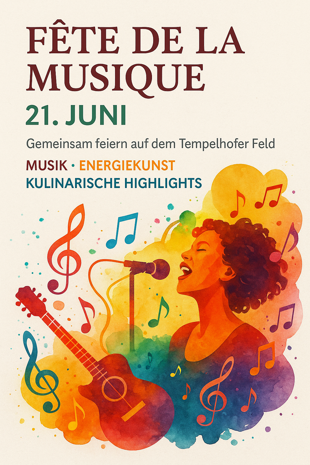 Fête de la Musique 2025 und Sommerprogramm von New Hope and Light