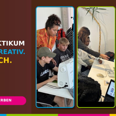 Jugendliche sammeln bei New Hope and Light praktische Erfahrungen in Textilgestaltung, Medienarbeit und digitaler Fertigung.